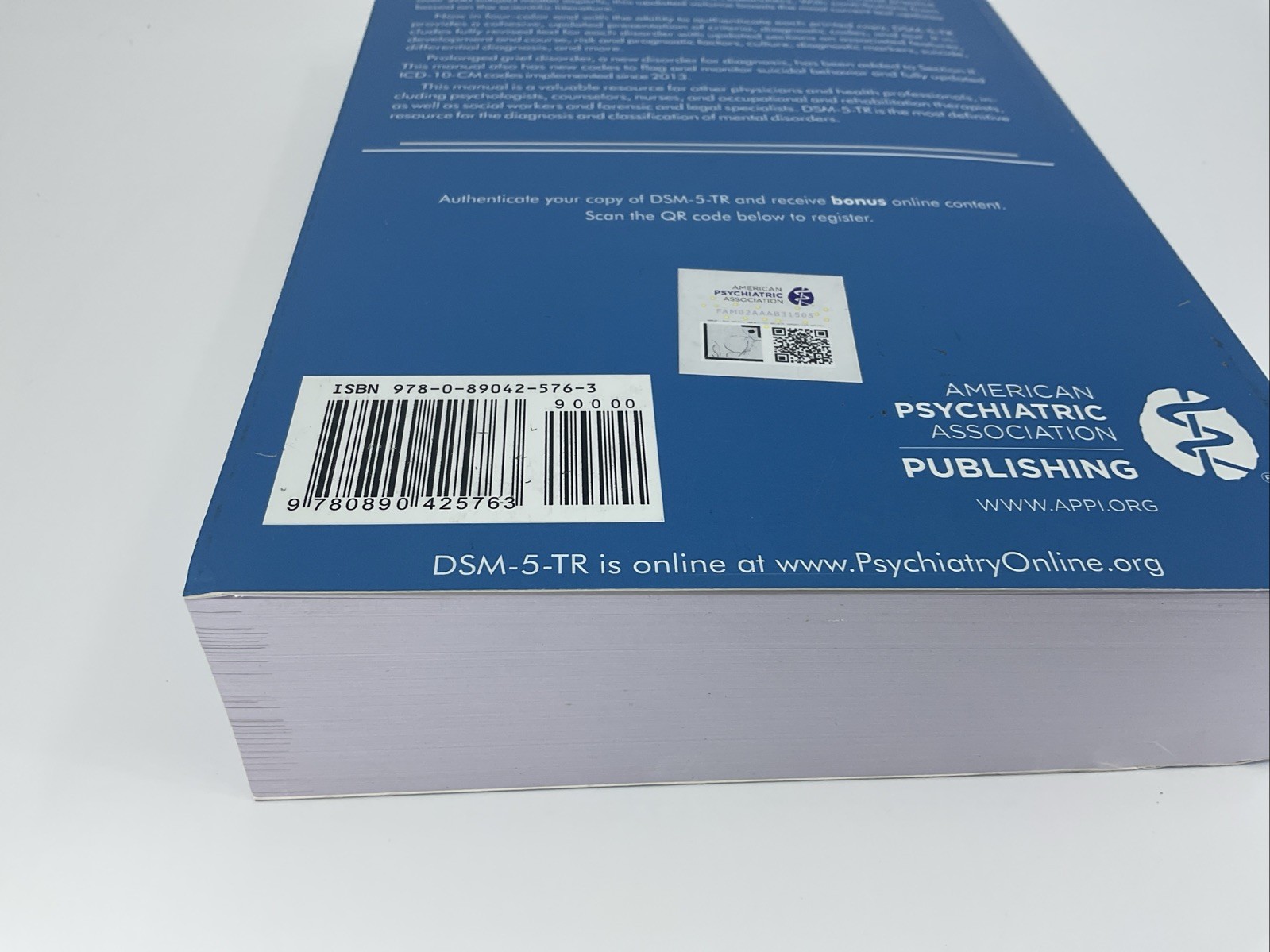 DSM-5-TR Diagnostic & Statistical Manual of Mental Disorders Paperback MISPRINT