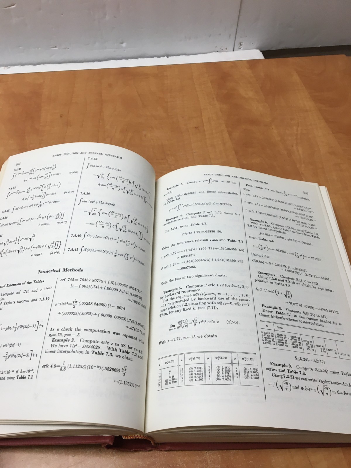 Handbook of Mathematical Functions W/Formulas, Graphs & Mathematical Tables 1966