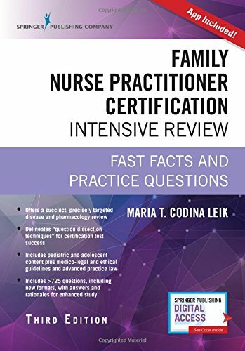 Family Nurse Practitioner Certification Intensive Review Maria T Codina Leik