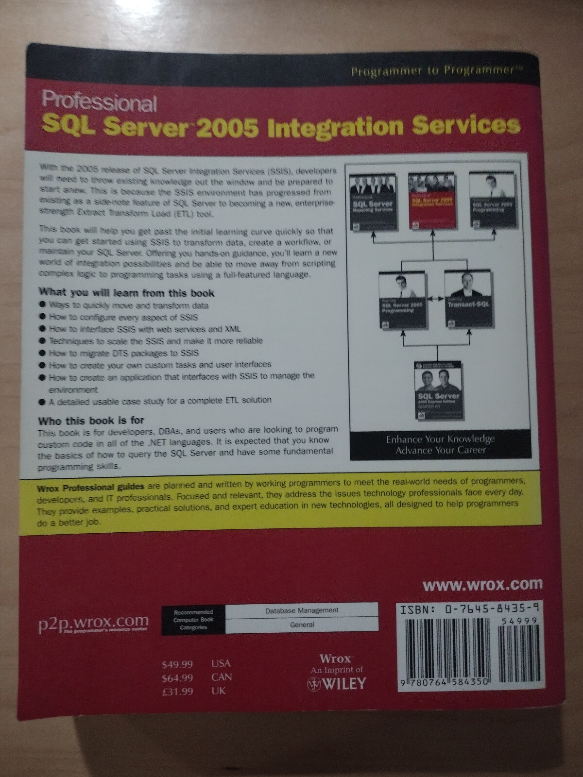Professional SQL Server 2005 Integration Services