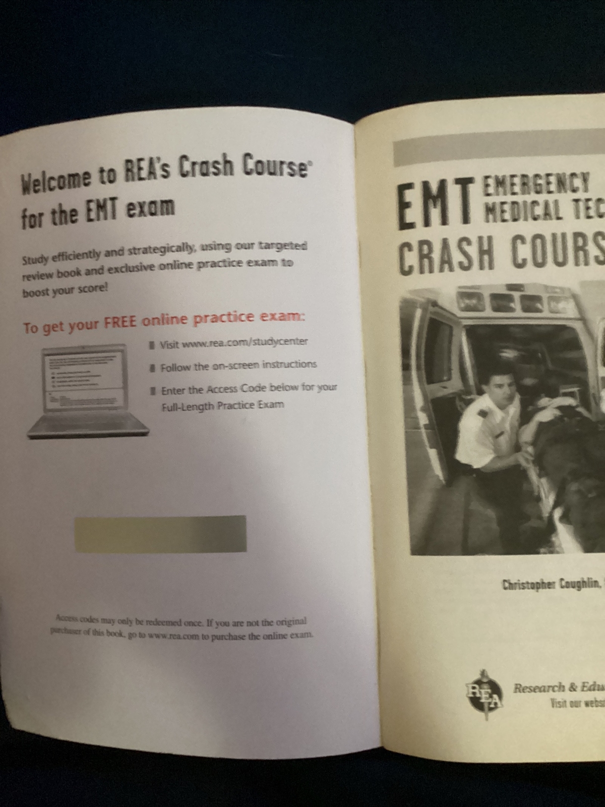 EMT Crash Course Book + Online (EMT Test Preparation) By Christopher Coughlin