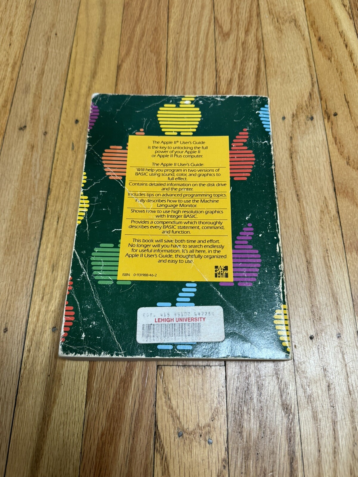 VTG McGraw Hill Osborne Book Apple II User’s Guide PC MAC Computer Gaming BONUS