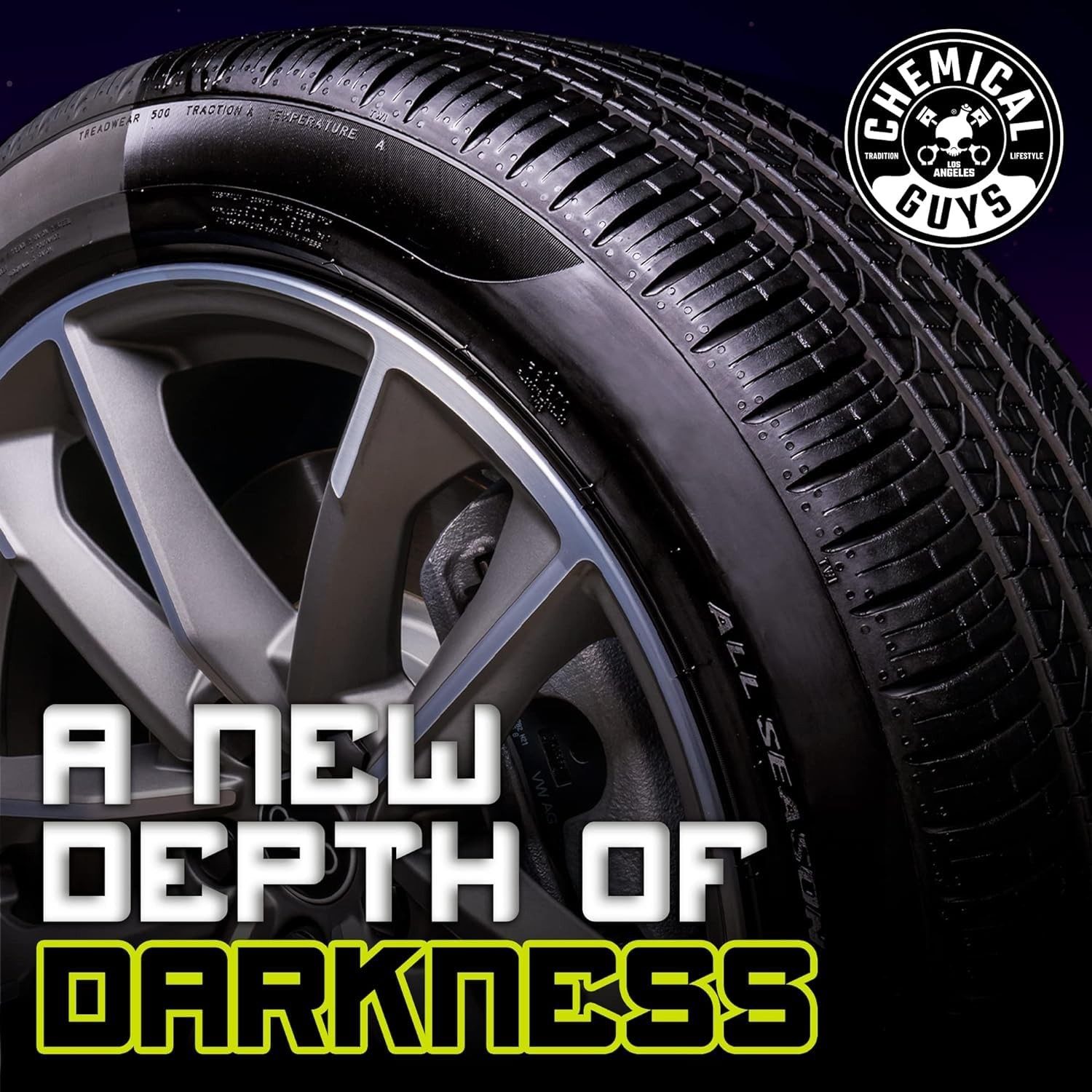 Galactic Black Wet Look Tire Shine Dressing, for a Whole New Level of Shine a…