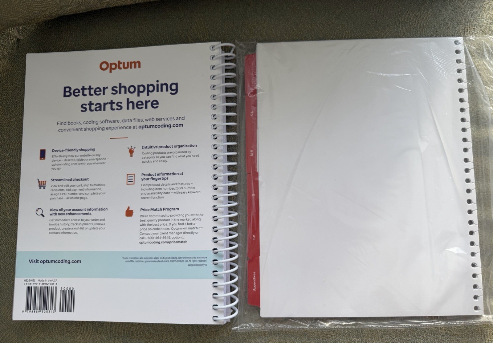 2026 Optum HCPCS Level II Expert Codes with Medicare Coverage Spiral Book