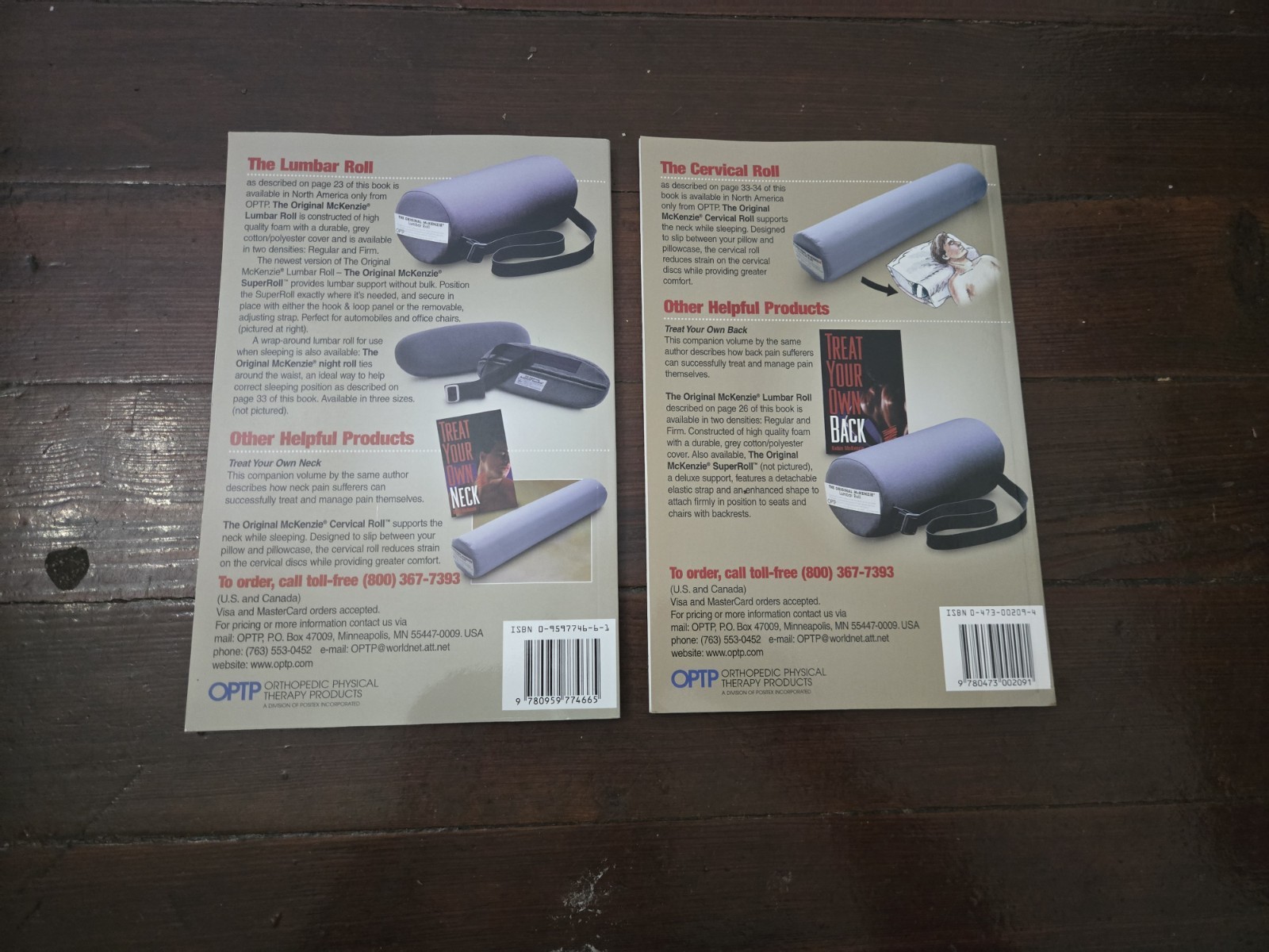 (2) Treat Your Own Neck & Back Books by Robin McKenzie – Self-Help Therapy