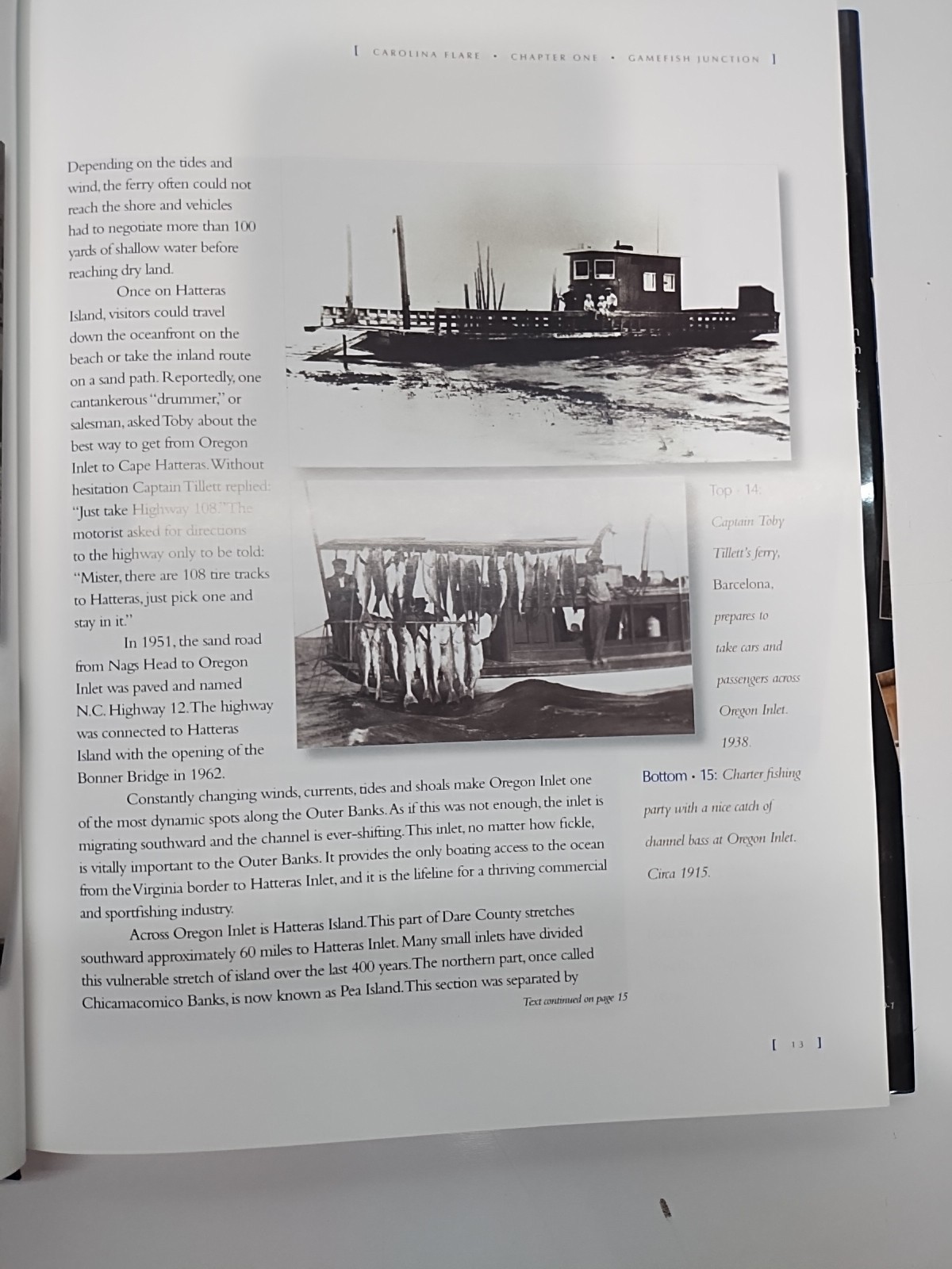 Carolina Flare Outer Banks Boatbuilding & Sportfishing Heritage hardback book