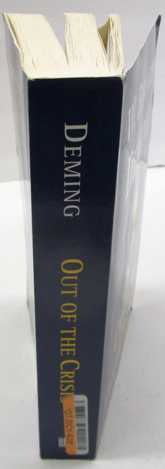 Out of the Crisis (MIT Press) – Paperback By Deming, W. Edwards