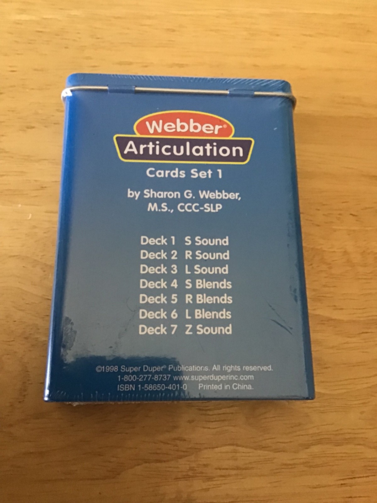 R WEBBER® Articulation Cards by Sharon Webber (Cards,Flash Cards) Set 1 R Sounds