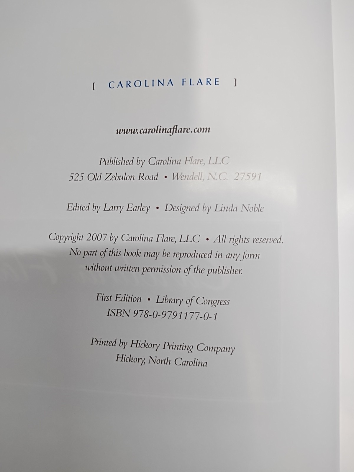 Carolina Flare Outer Banks Boatbuilding & Sportfishing Heritage hardback book