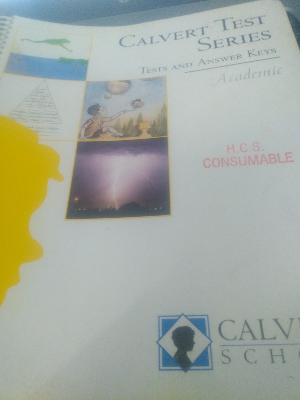 4TH GRADE CALVERT TEST SERIES (TESTS AND ANSWER KEYS) 04CTS0502$0306
