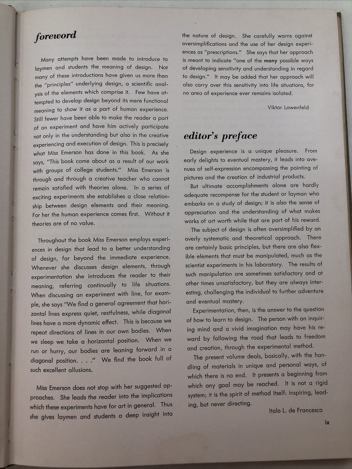 Design: A Creative Approach by Sybil Emerson Vintage HC Book Textbook 1953