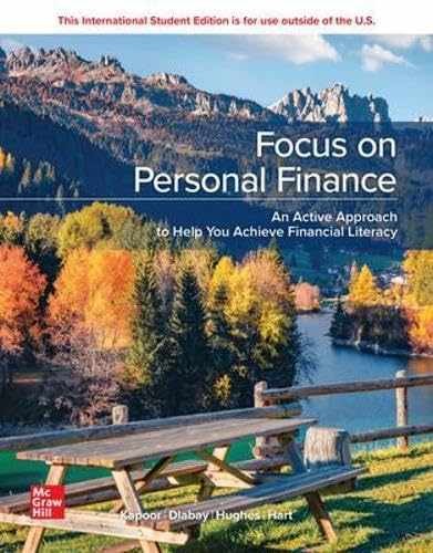Focus on Personal Finance: 2024 Release – Paperback, by Jack Kapoor – Very Good