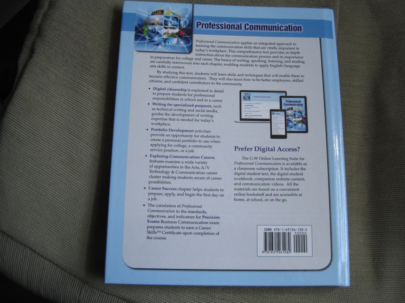 PROFESSIONAL COMMUNICATION Goodheart-Willcox Publisher (2017, Hardcover) NEW