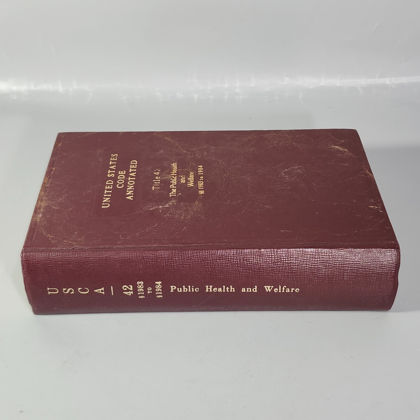 USCA 1981 Book Code Annotated Title 42 Public Health Welfare 1983 to 1984 HC