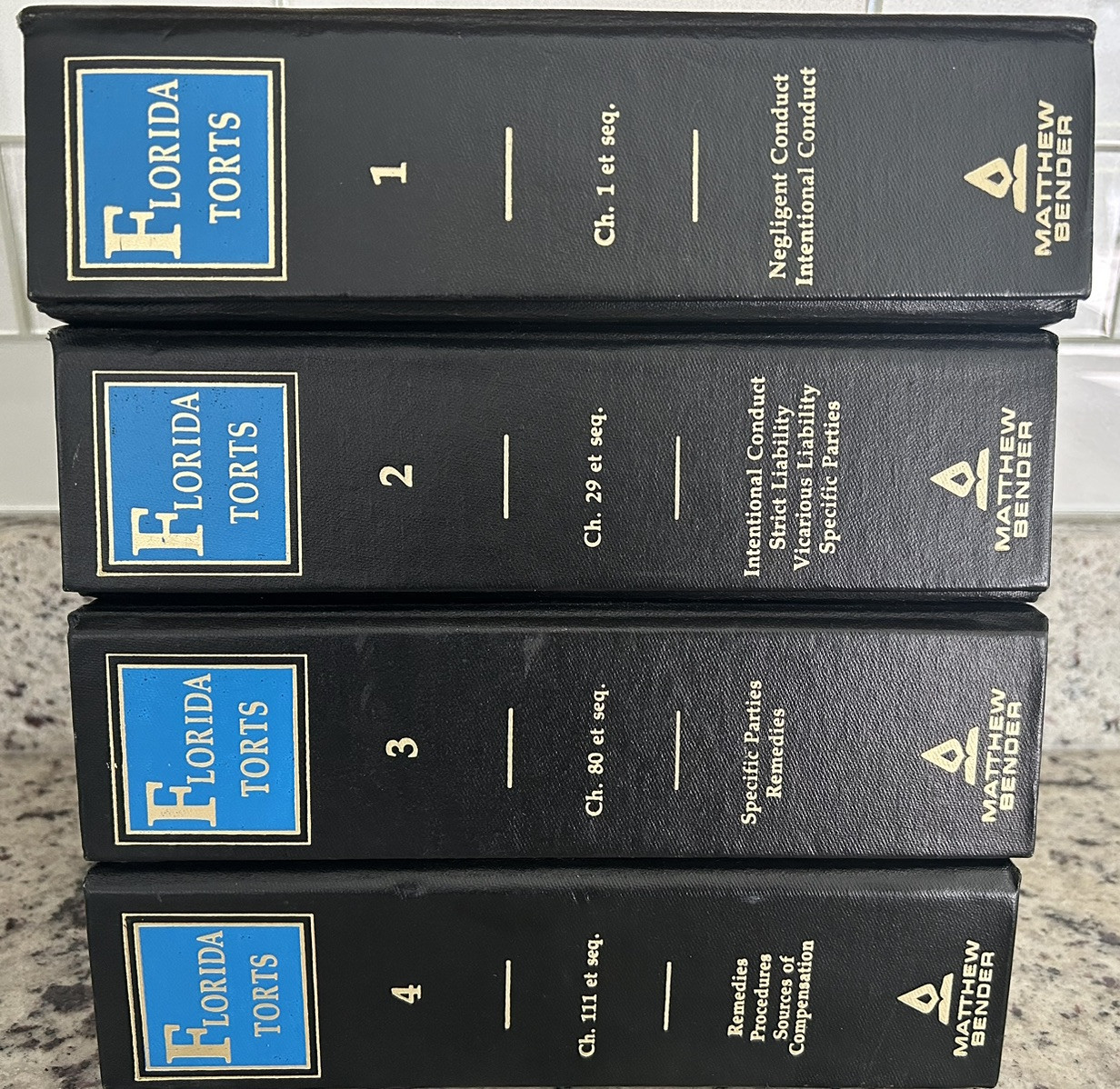 Florida Torts Vol 1-4 Matthew Bender