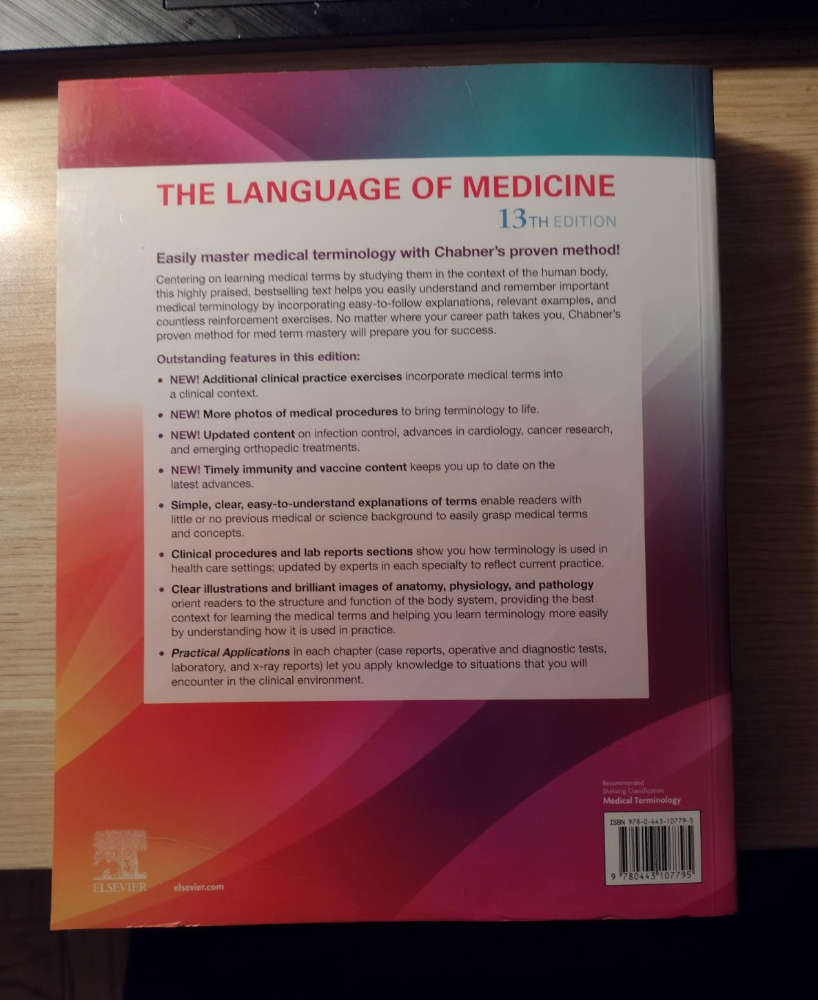 The Language of Medicine 13th edition Davi-Ellen Chabner with code