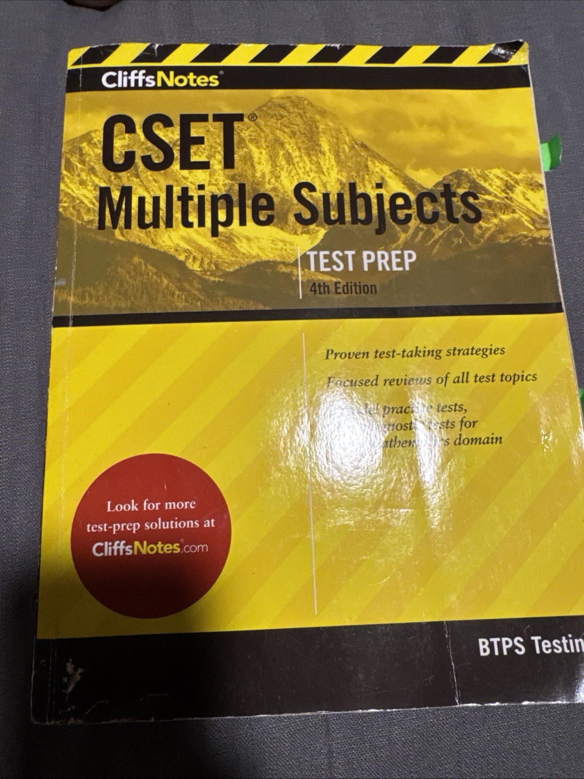 CliffsNotes CSET Multiple Subjects 4th Edition – Paperback