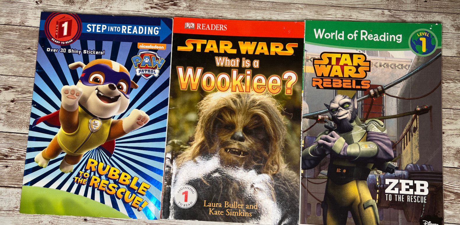 Lot Of 18 Level 1 Readers + 5 HC / 13 PB – 5lbs Star Wars, Paw Patrol, Iron Man