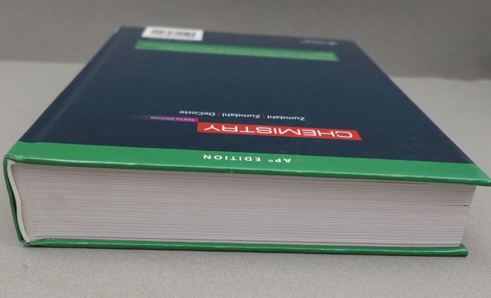 Chemistry AP Edition 10th Hardcover by Zumdahl Textbook