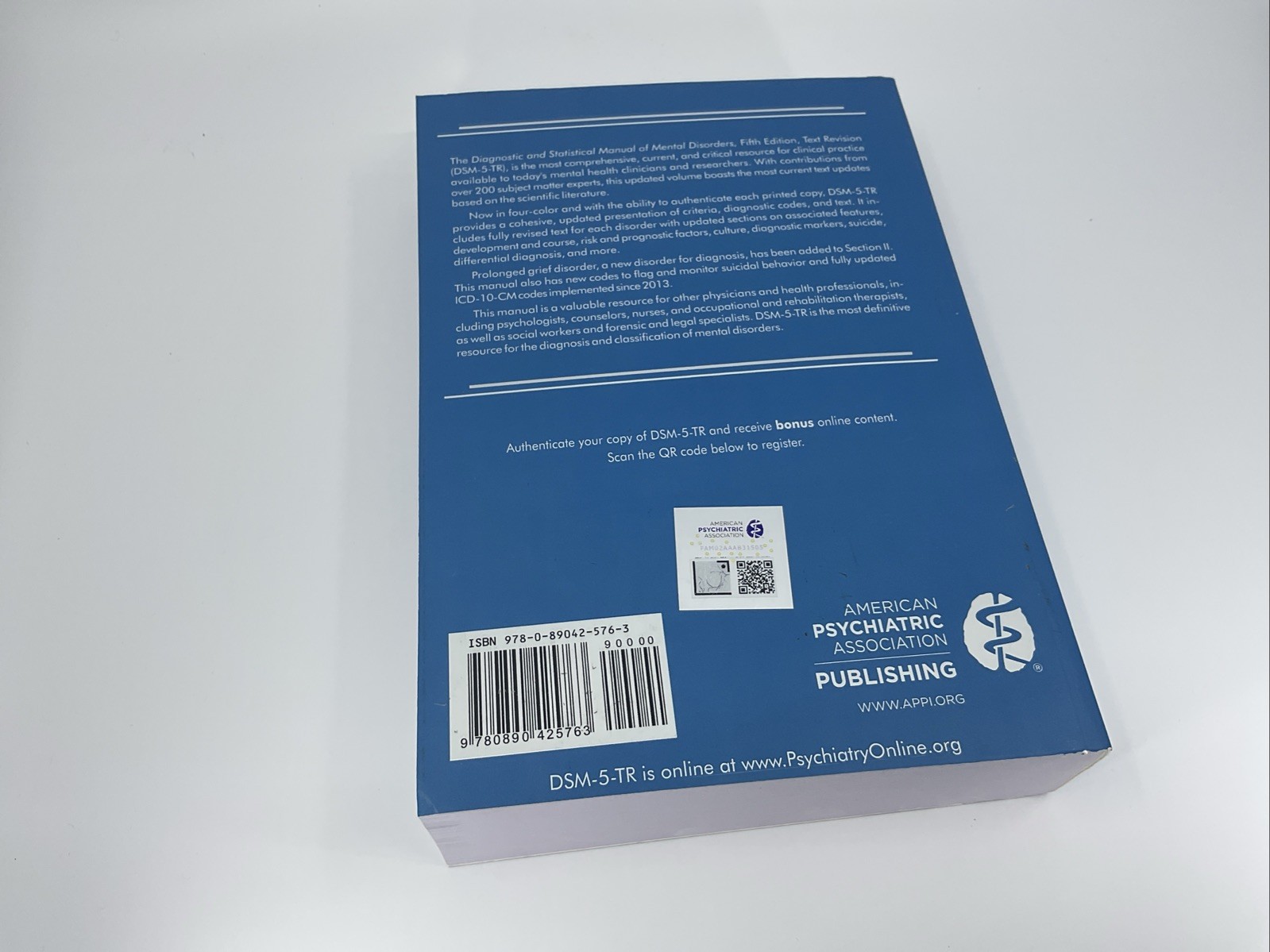 DSM-5-TR Diagnostic & Statistical Manual of Mental Disorders Paperback MISPRINT