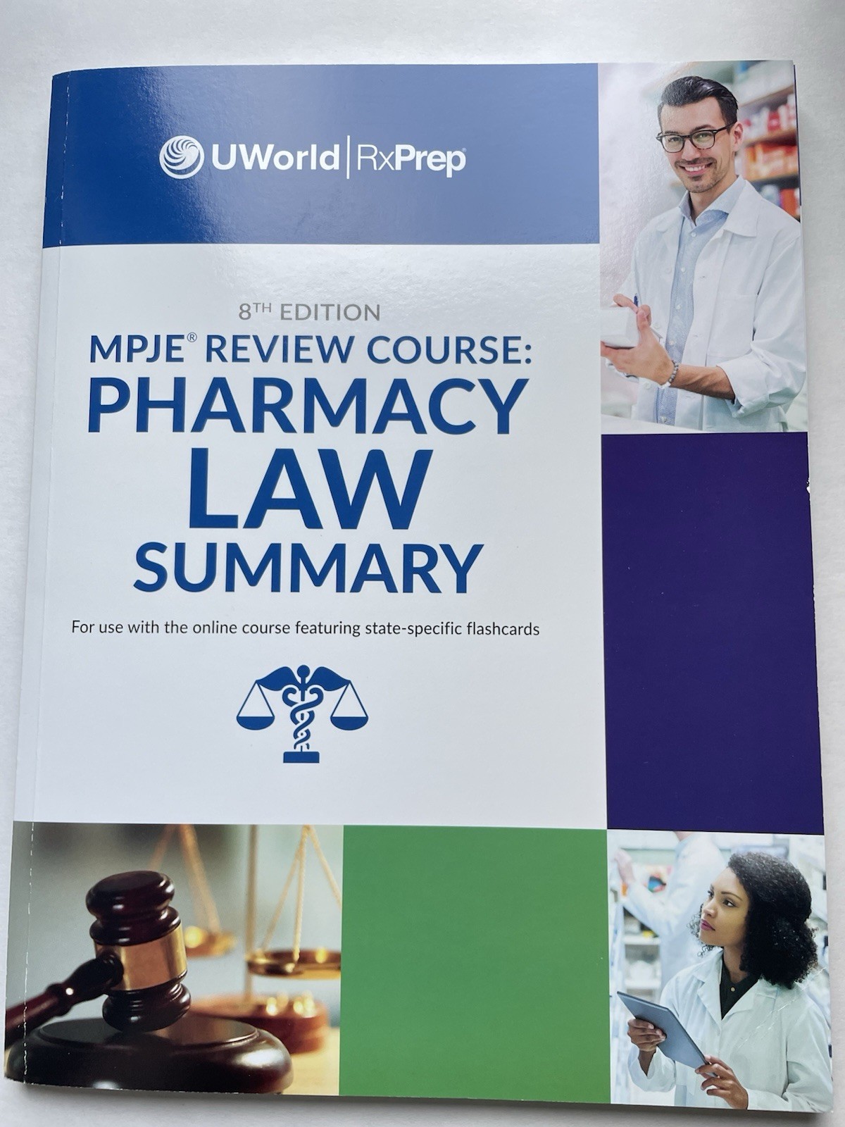 NEW UWorld RxPrep’s MPJE Review Course 2025, 8th Edition. Pharmacy Law Summary