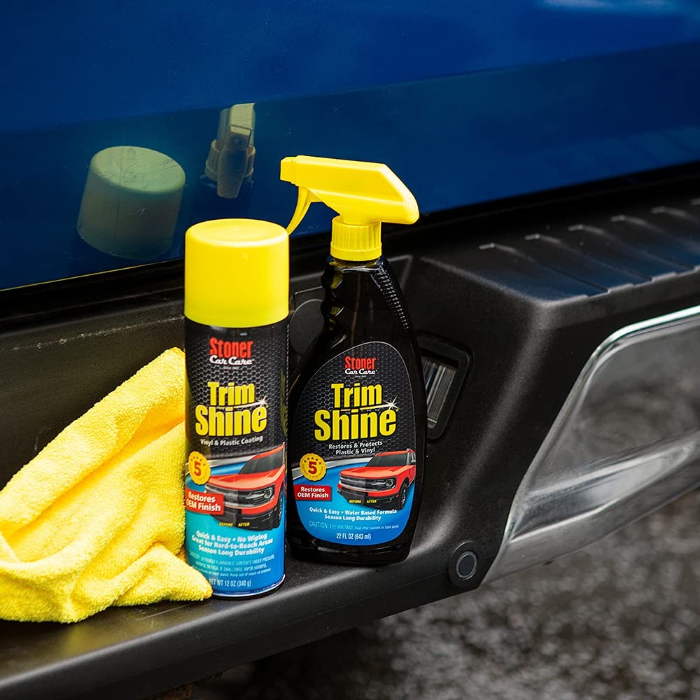 Stoner Car Care Trim Shine Protectant Pack Of 6 22 Fl Oz Revitalizes Trim