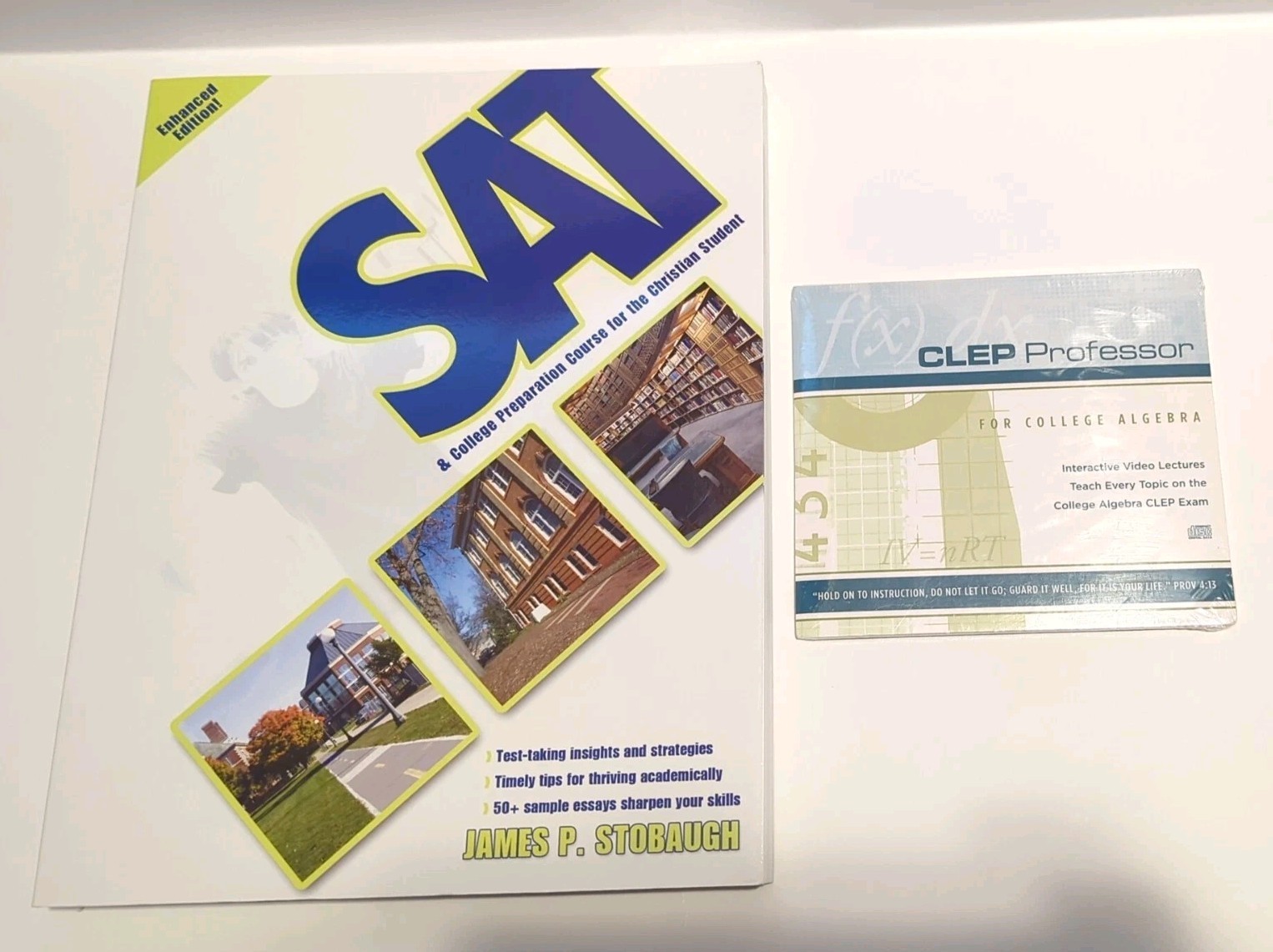 SAT College Preparation Course, James Stobaugh + CLEP Professor College Algebra