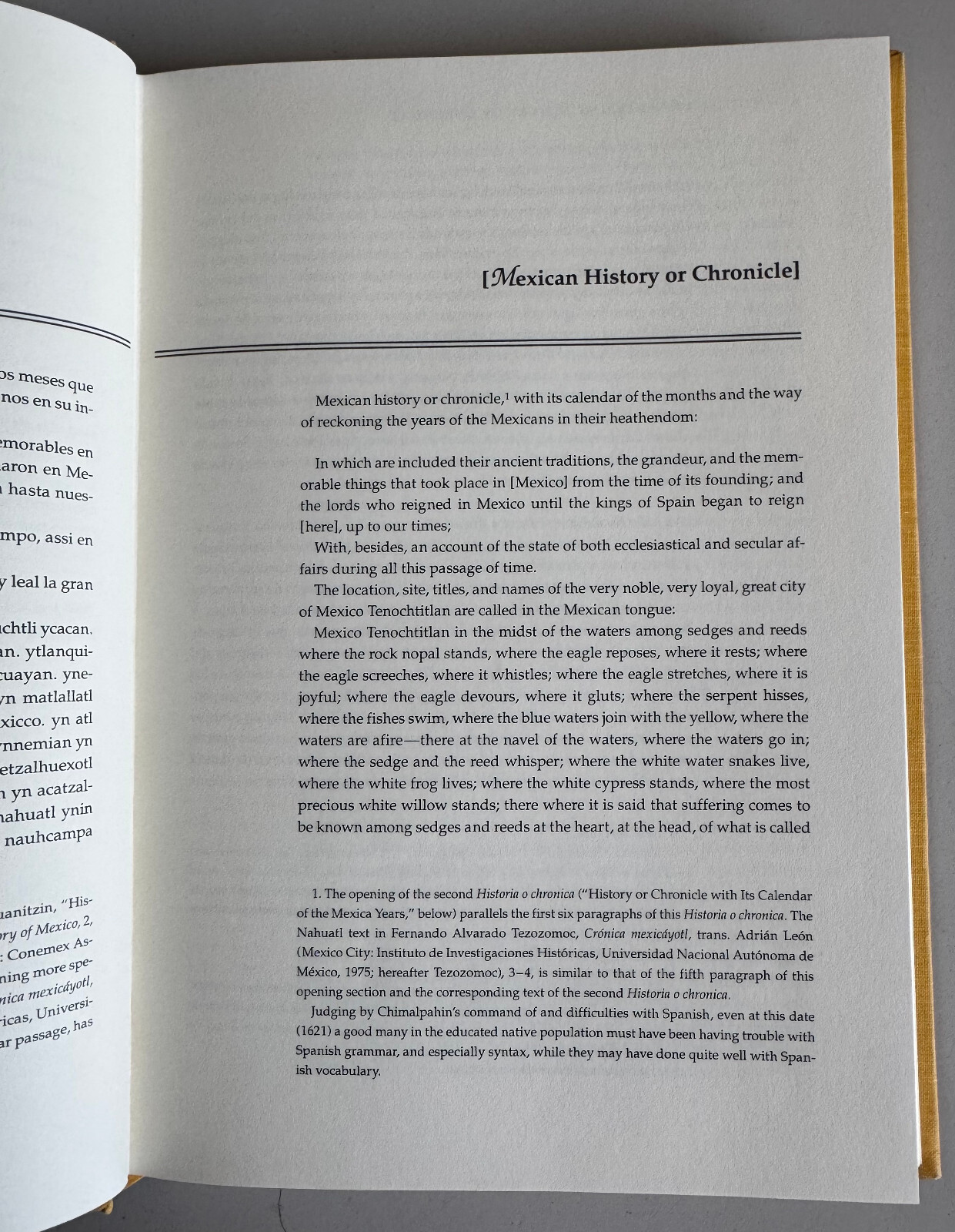 CODEX CHIMALPAHIN – VOLUME 1 -1997- HARDBACK BOOK