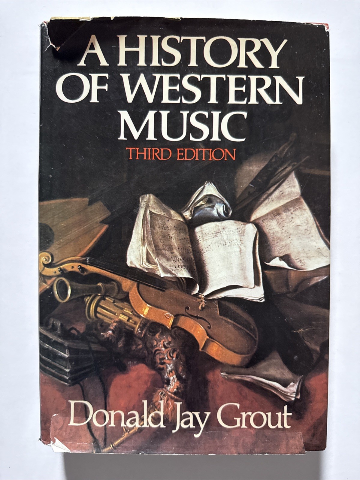 A History Of Western Music’ Third Edition- Donald Jay Grout 749 Pages