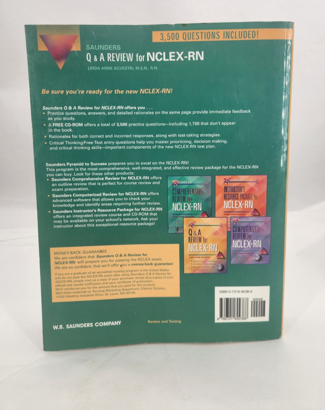 Saunders Q and A Review for NCLEX-RN 2nd Edition, by Linda Anne Silvestri PB