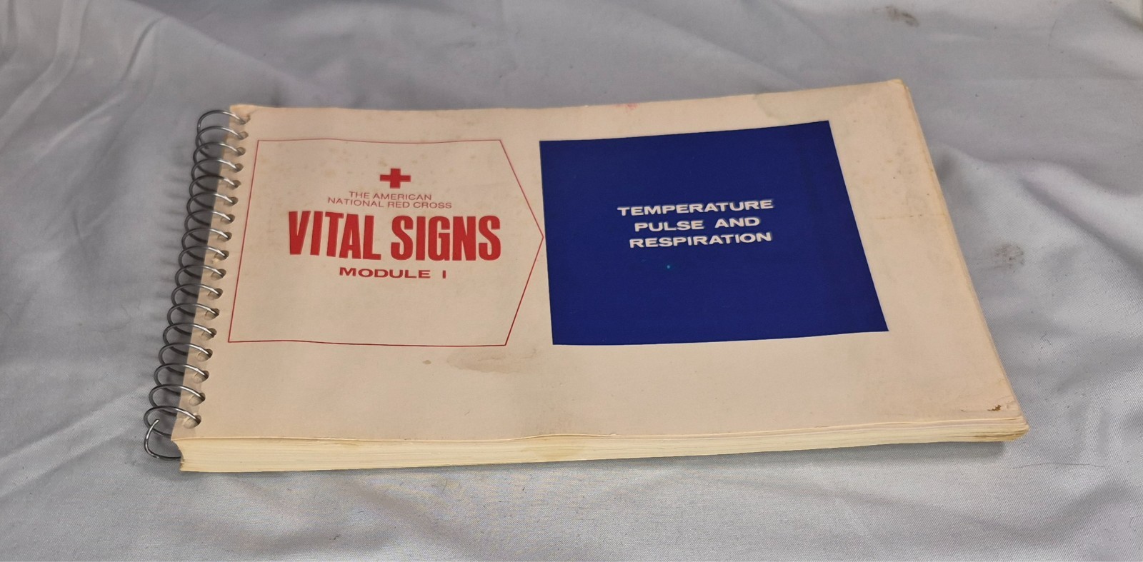 Vintage 1976 American Red Cross Vital Signs Module 1 Temperature Pulse Manual