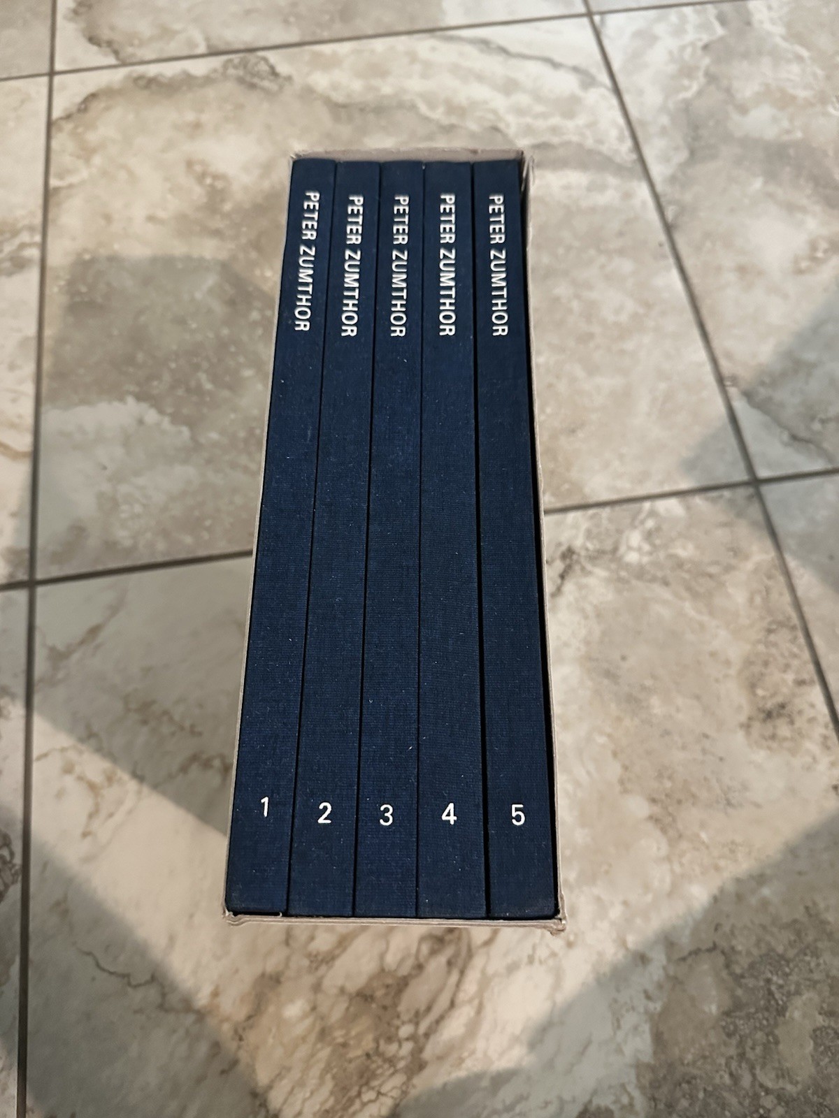 5 Books Peter Zumthor 1985-2013 Buildings And Projects Thomas Durisch *see Note
