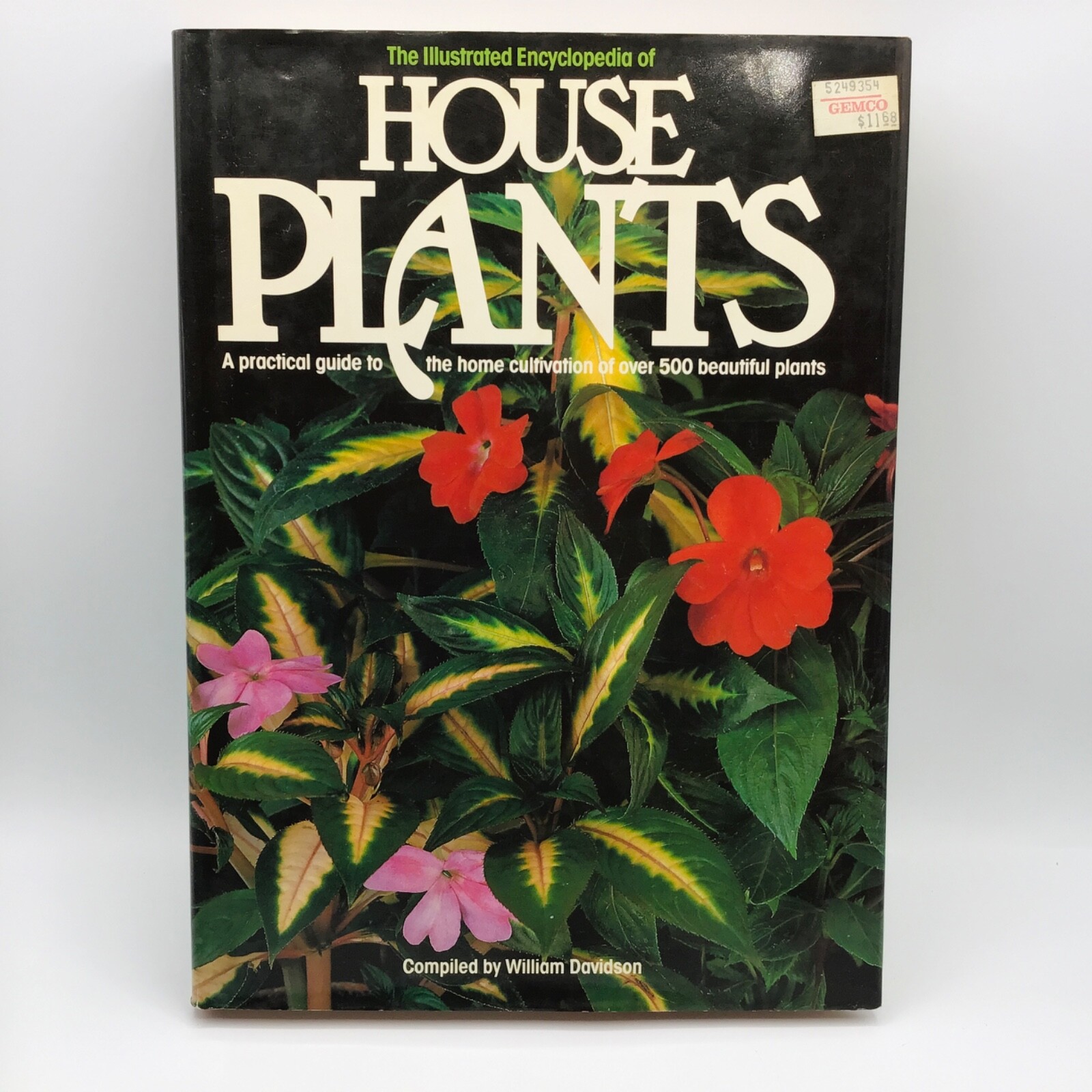 VTG House Plants The Illustrated Encyclopedia Hardcover Book by W. Davidson 1984