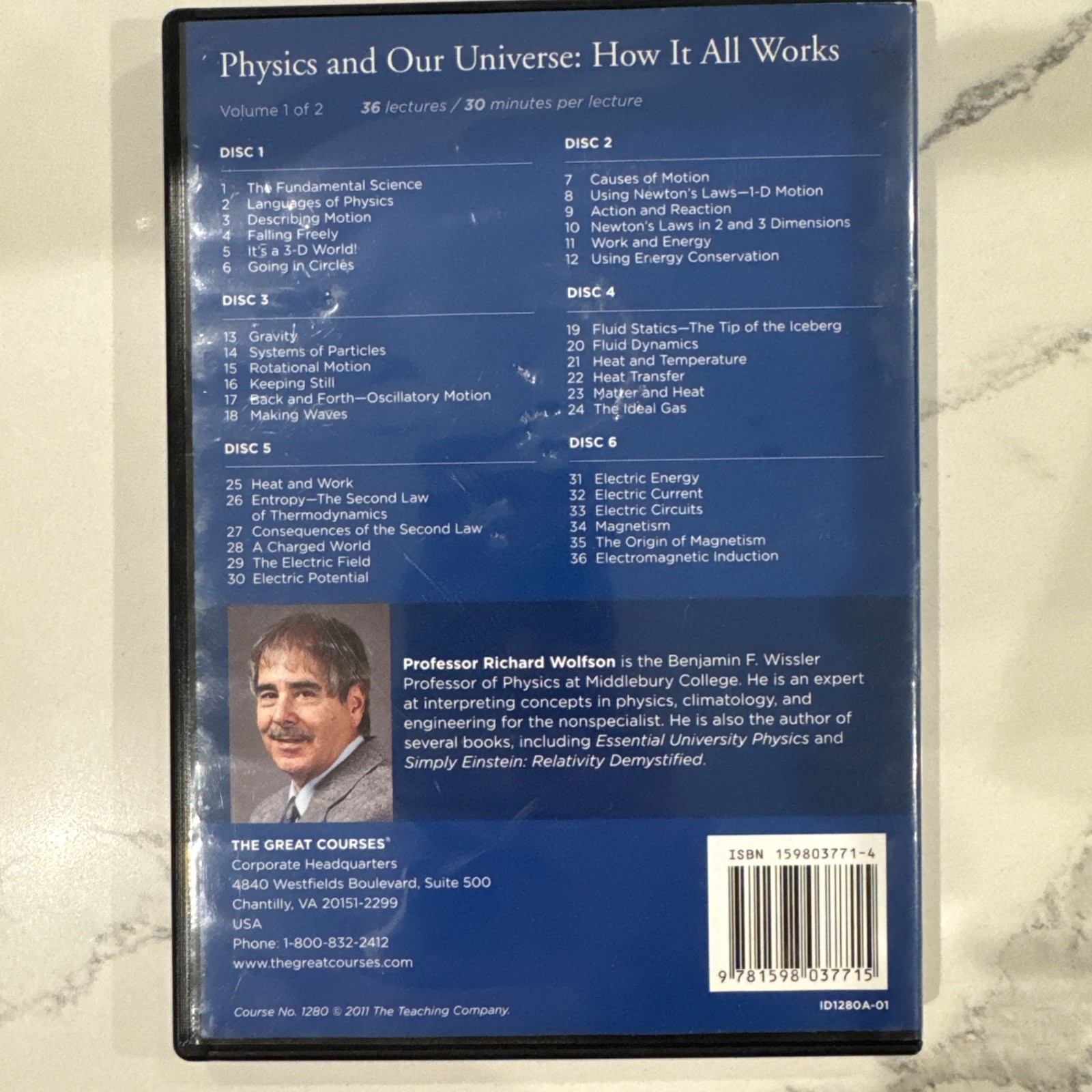 Physics and Our Universe: How It All Works Volume 1 DVD The Great Courses