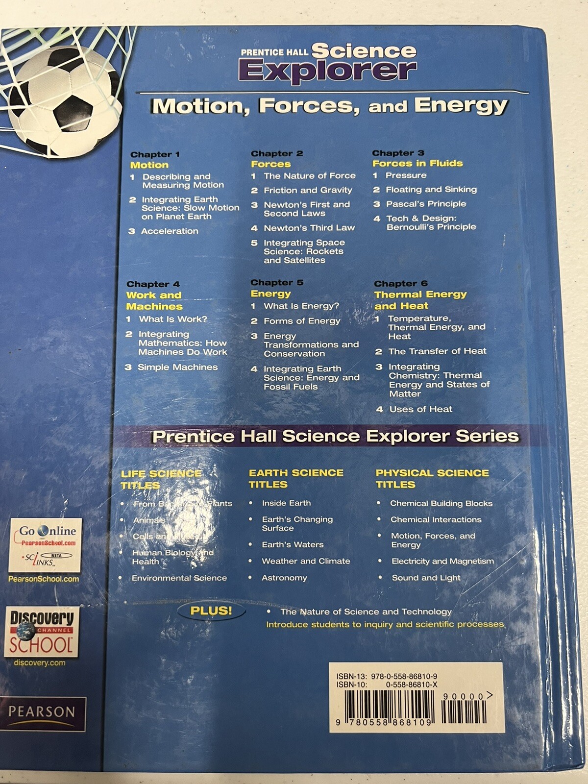 Science Explorer M : Motion Forces & Energy Prentice Hall Pearson Calvert School