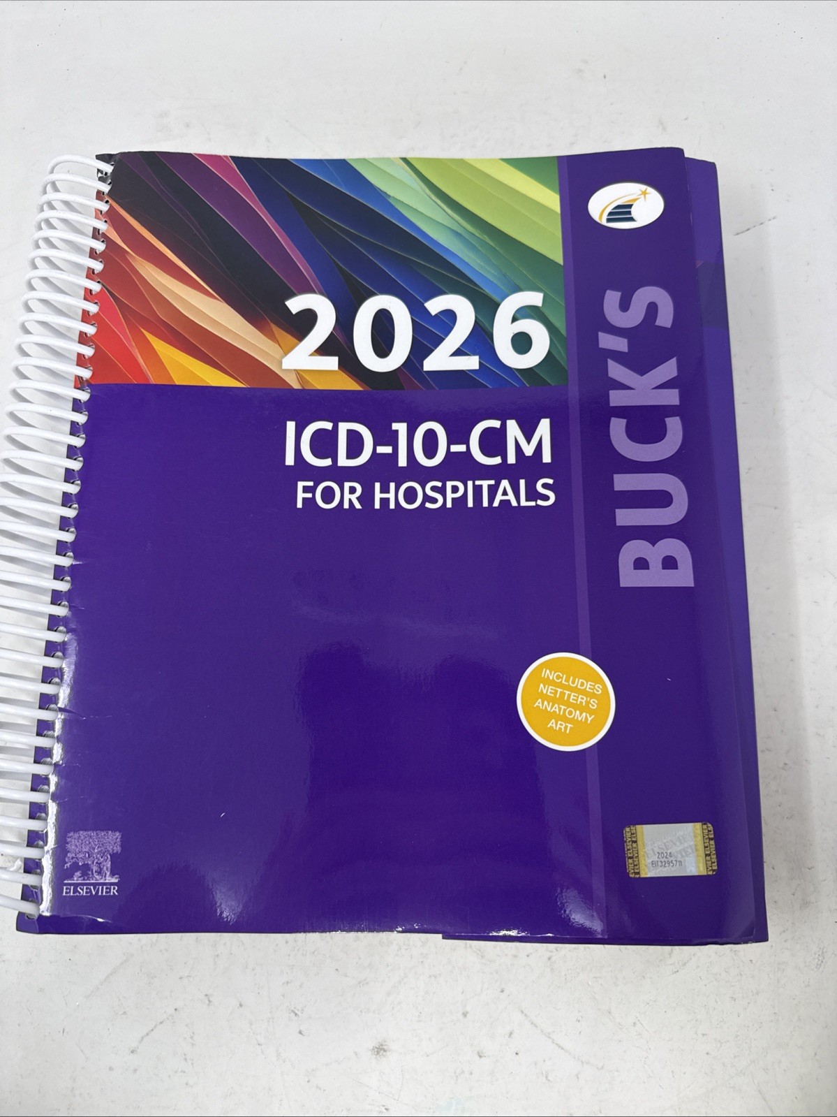 Buck’s 2026 ICD-10-CM for Hospitals by Elsevier Spiral Book