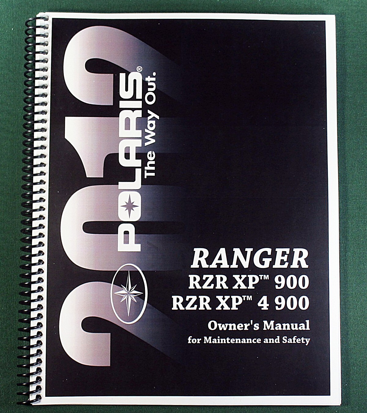 2012 Polaris Ranger RZR XP 4 900 Owner’s Manual: 147 Pages & Protective Covers!