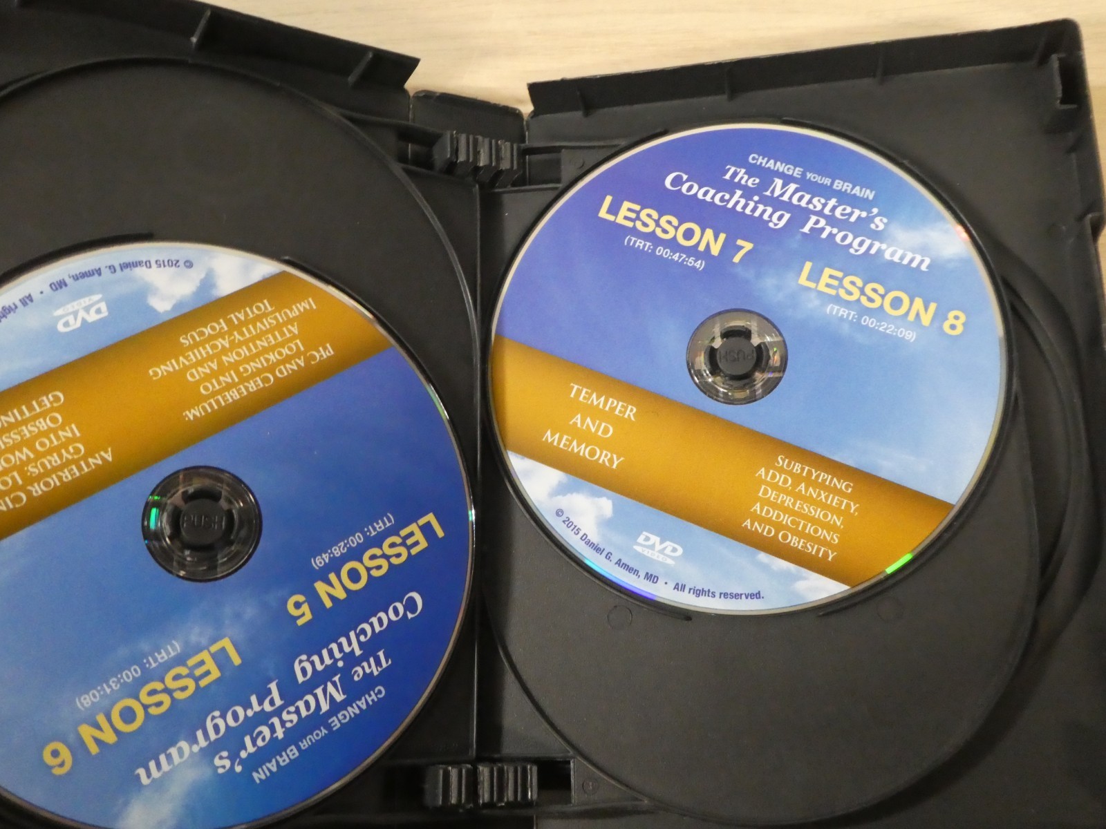 Daniel Amens Change Your Brain The Masters Coaching Program DVD Incomplete 12