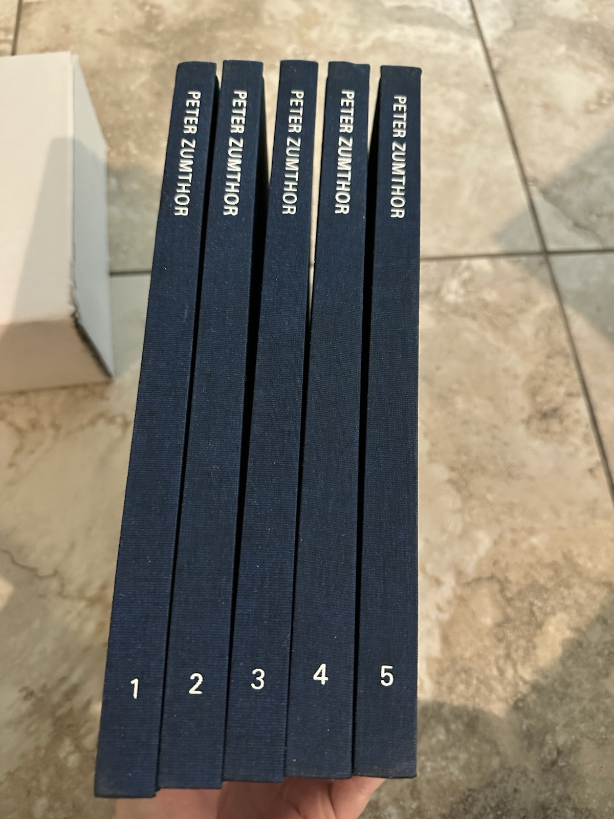 5 Books Peter Zumthor 1985-2013 Buildings And Projects Thomas Durisch *see Note