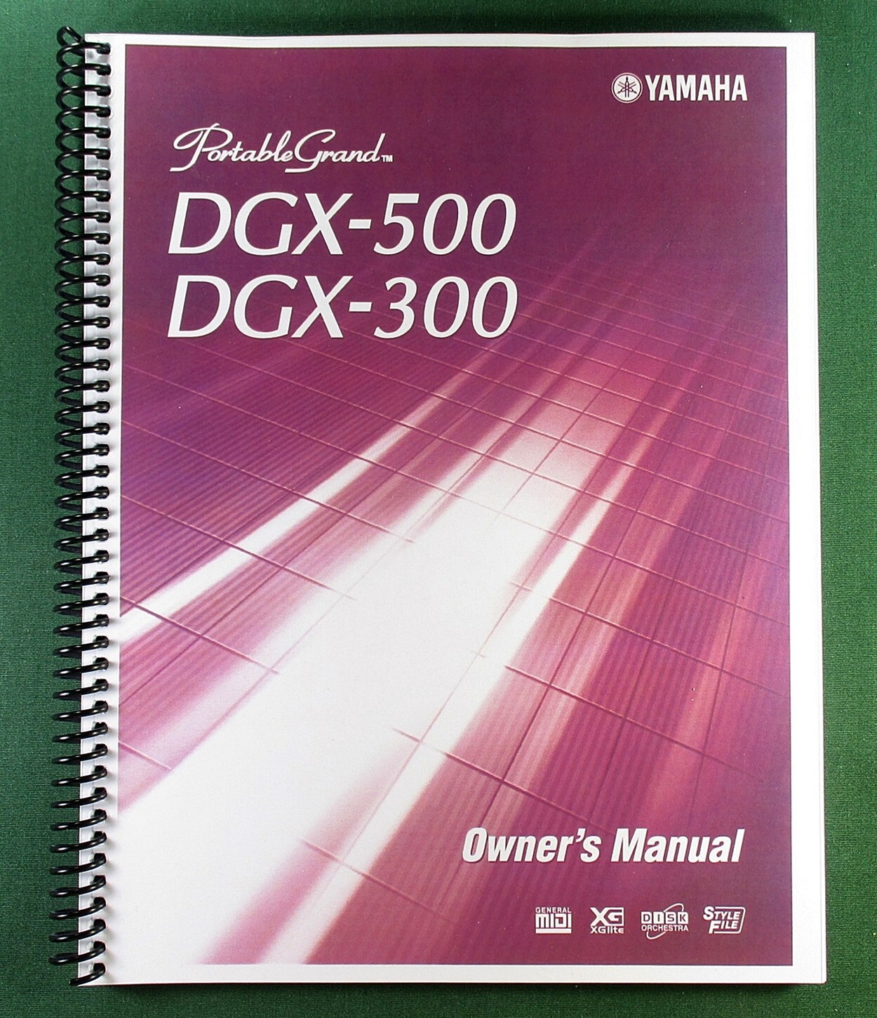 Yamaha DGX-500 DGX 300 Instruction Manual: 112 Pages & Protective Covers!