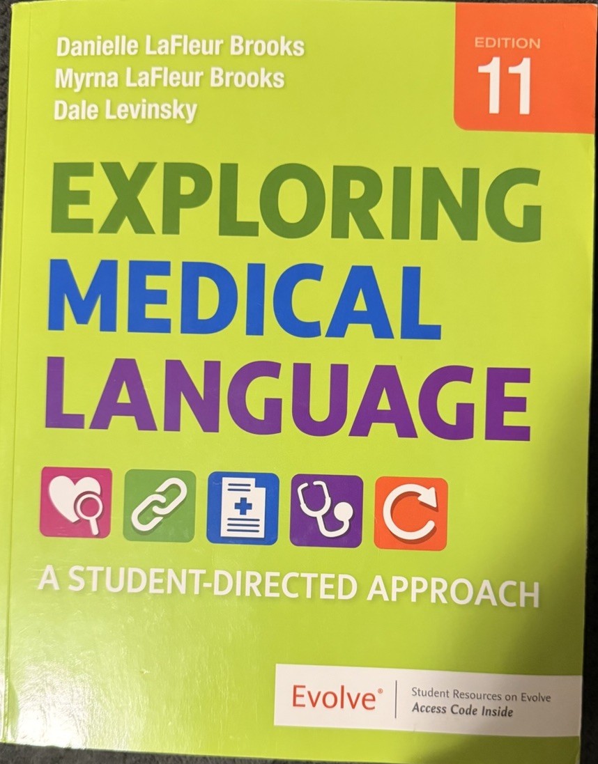 Exploring Medical Language 11th Edition Paperback by Brooks Levinsky Evolve