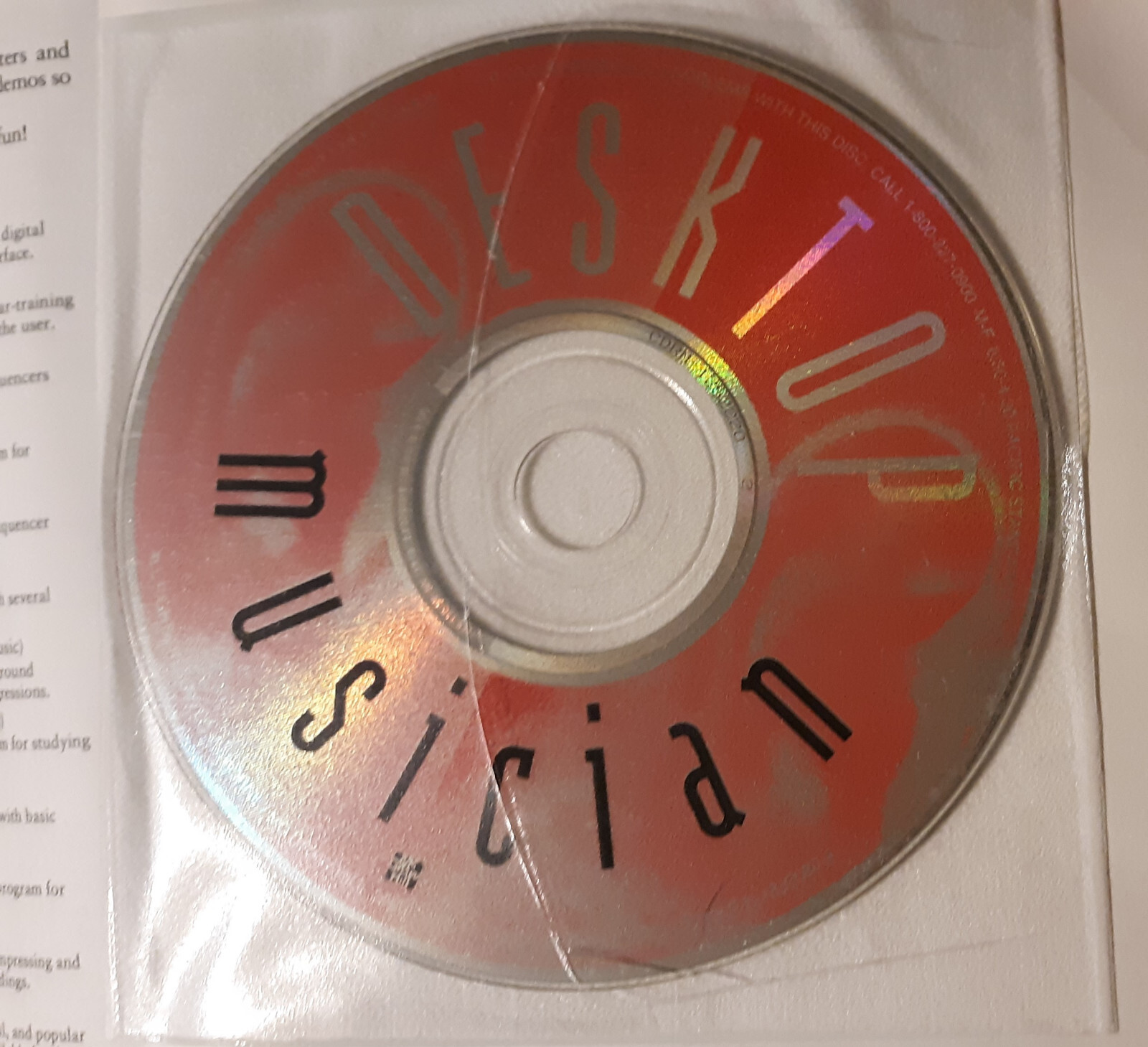 Desktop Musician Book by Osborne 430 Pages 1995 with CD