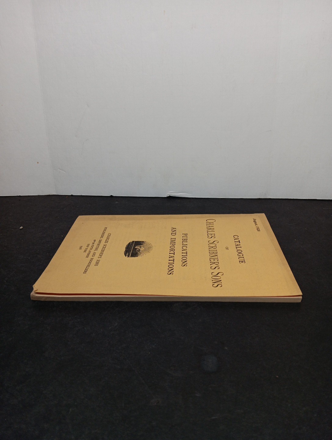 1928 Catalogue Of Charles Scribner’s Sons: Publications And Importations