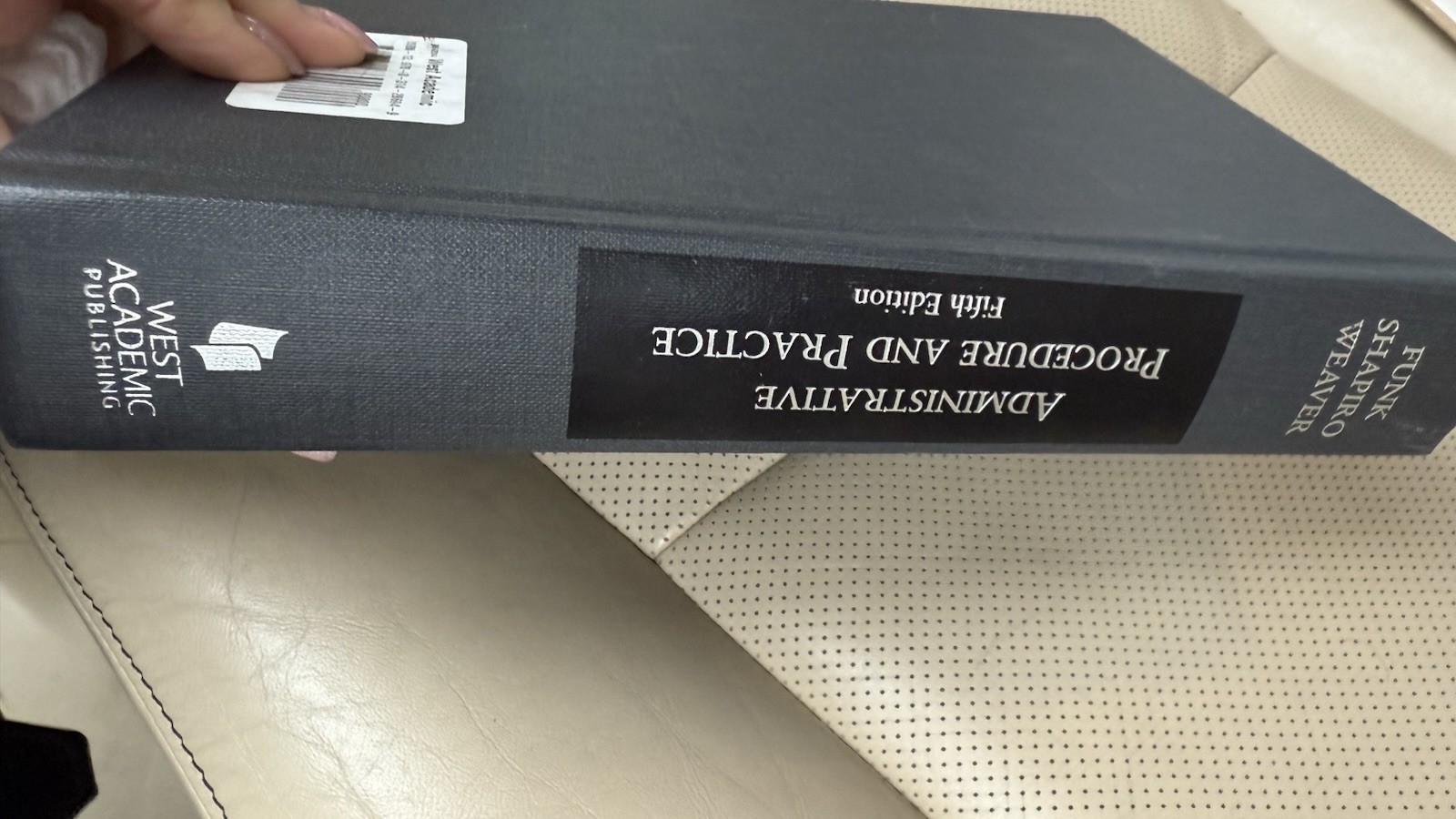 West Academic Administrative Procedure and Practice Fifth Edition Hardcover Law
