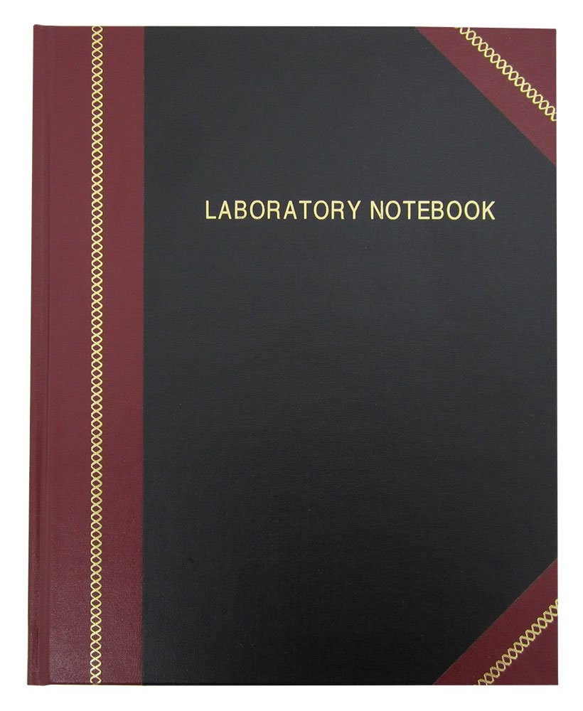 BookFactory Lab Notebook Laboratory Notebook – Professional Grade – 96 Pages,