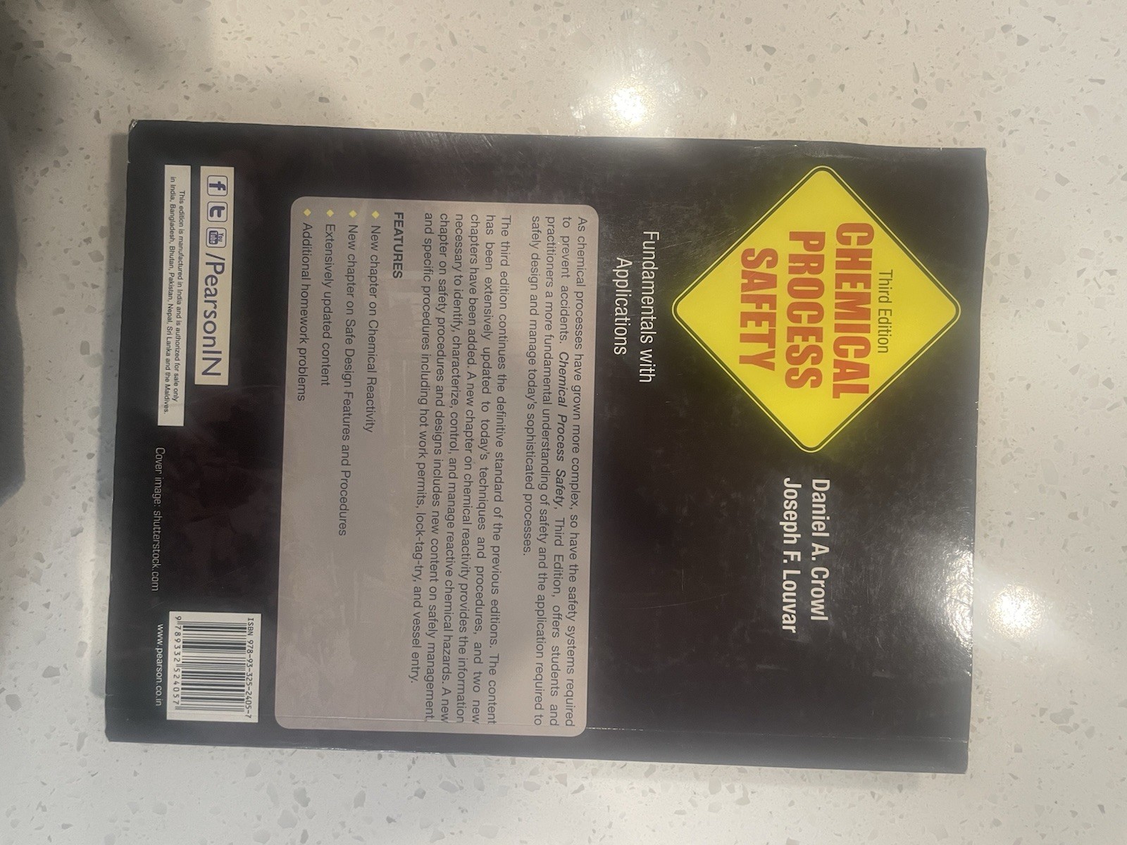 CHEMICAL PROCESS SAFETY: FUNDAMENTALS WITH APPLICATIONS