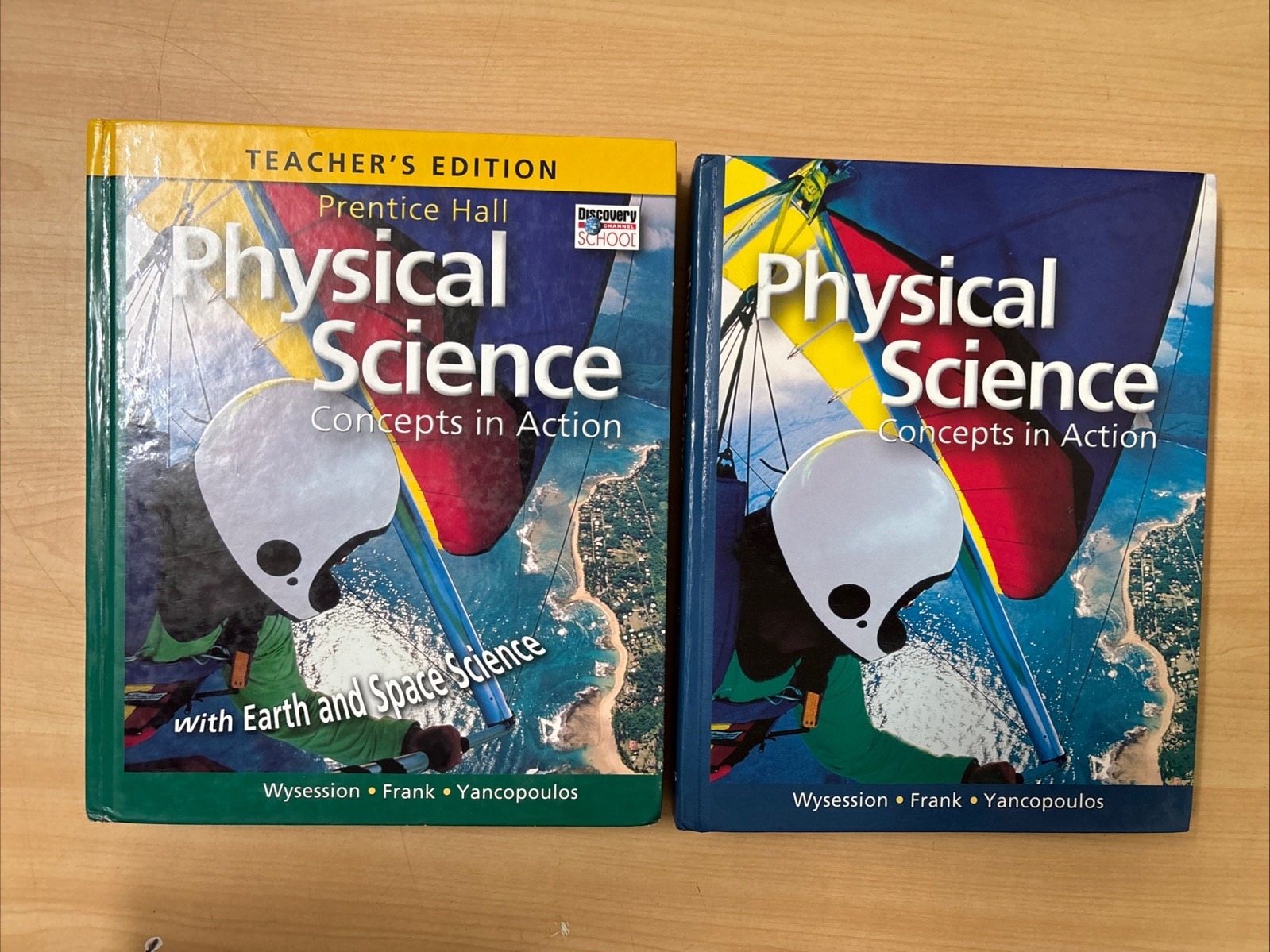 Lot 2 Physical Science Concepts in Action Textbook + Teacher’s Edition Set Good