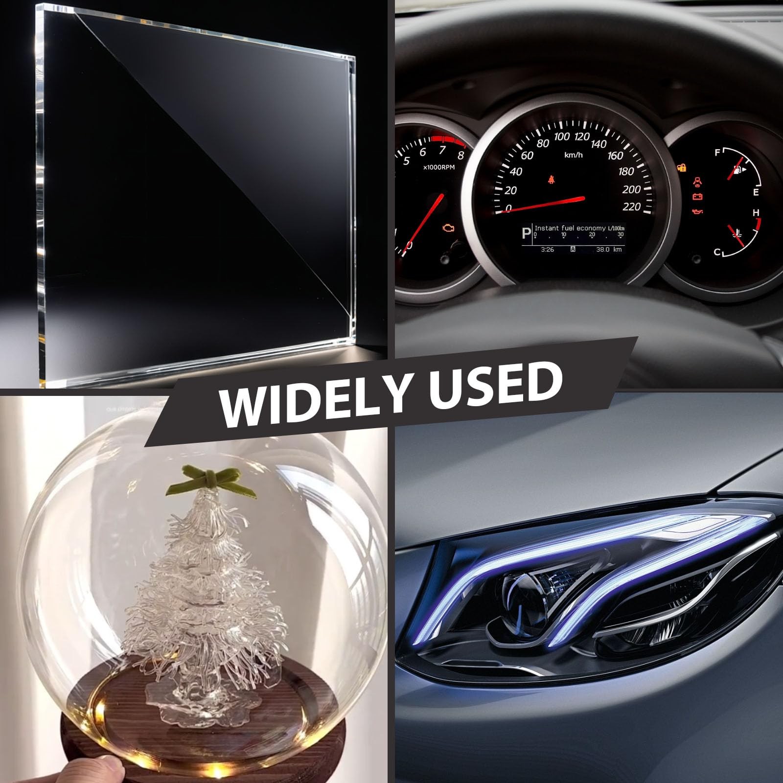 Plastic Polish Kit, Plastic Scratch Remover 14.1oz and Cleaner 3.52oz, Plasti…