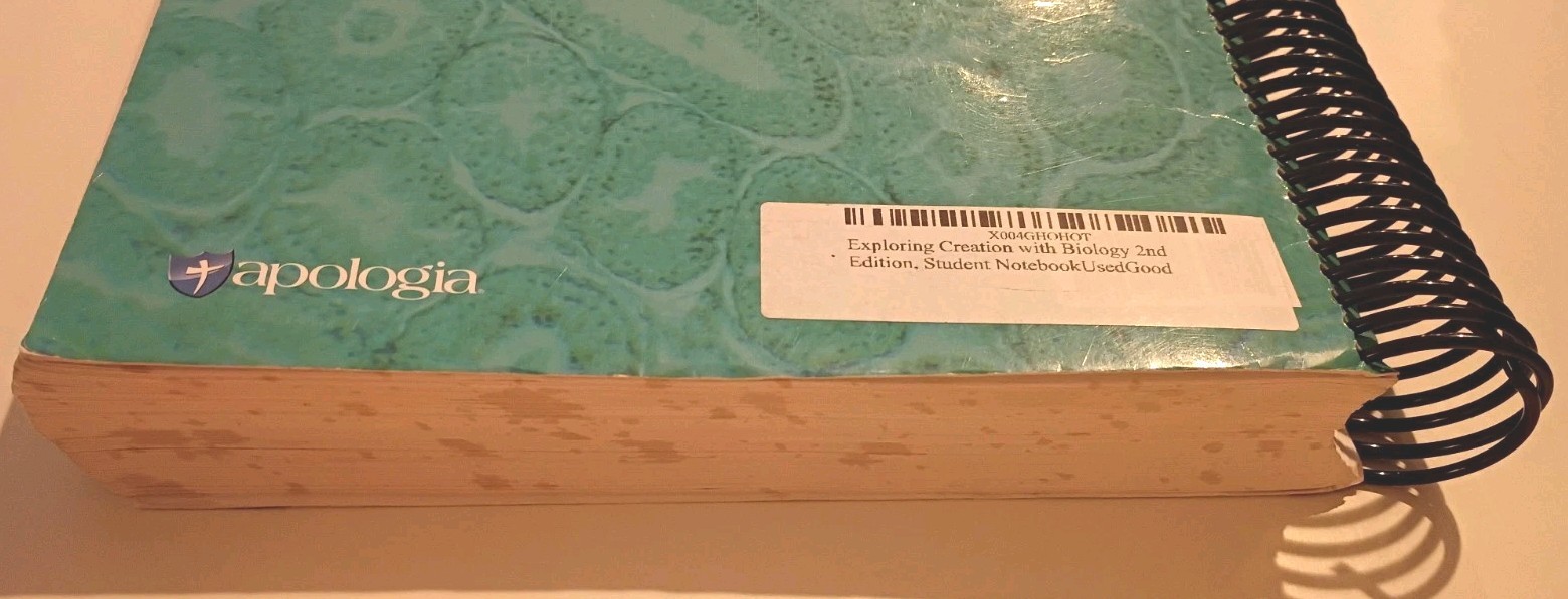 Apologia Biology Student Notebook 2E Homeschool Science Curriculum Unused Book