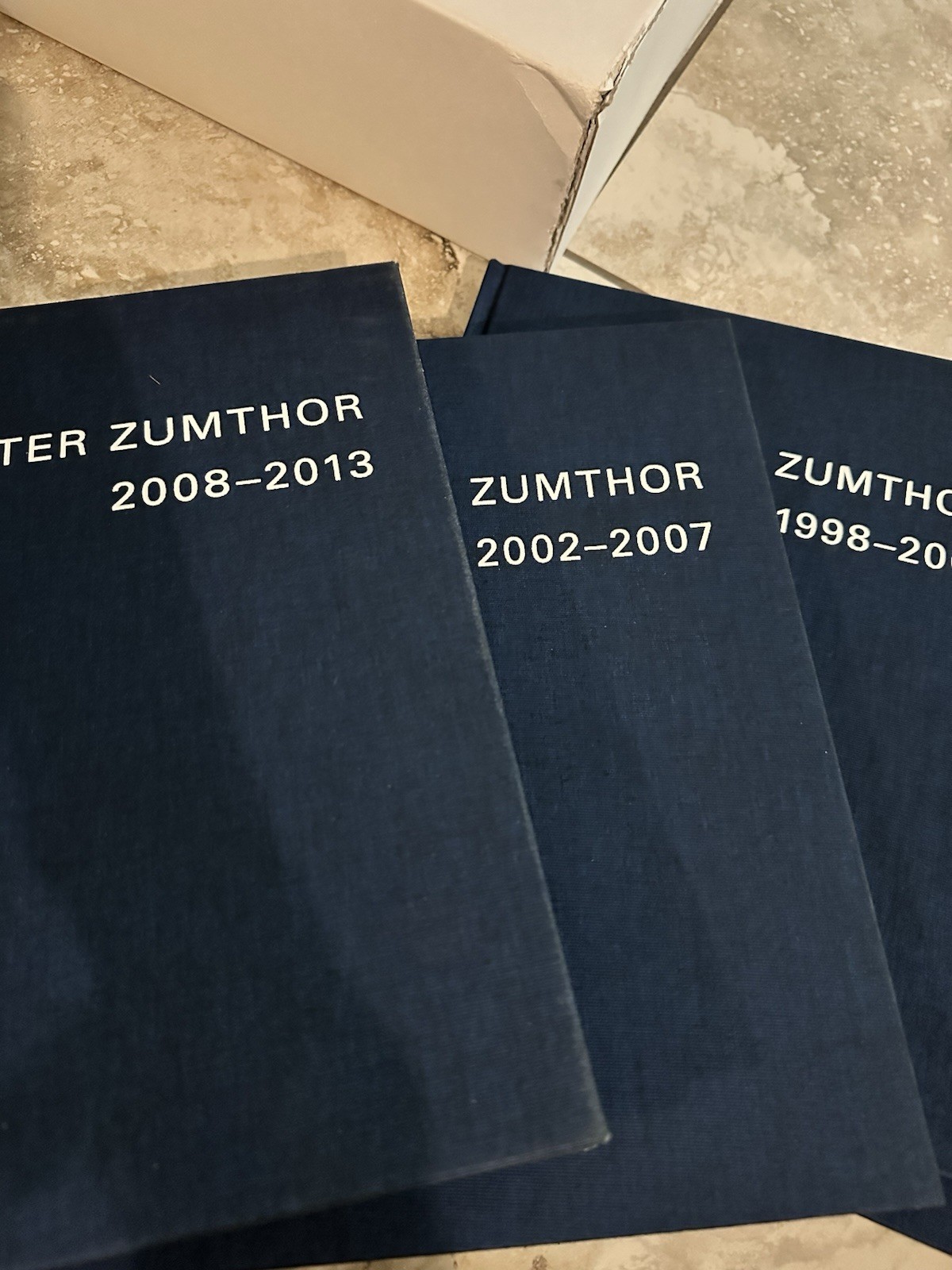5 Books Peter Zumthor 1985-2013 Buildings And Projects Thomas Durisch *see Note